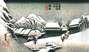 Winter Evening in Japan