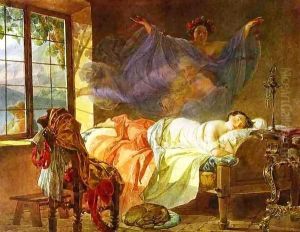 A Dream of a Girl Before a Sunrise 1830 1833 by Julia Vajda