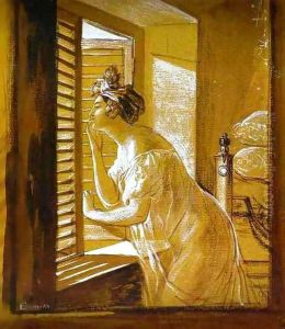 Italian Woman Blowing a Kiss 1826
