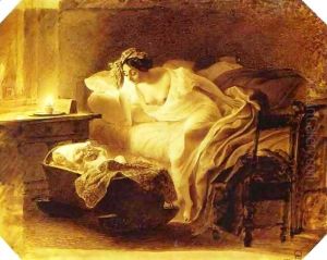 Mother Awoken by Her Crying Child 1831 Mother Awoken by Her Crying Child 1831