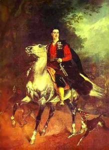 Portrait of A N Demidov Prince of San Donato Unfinished 1831