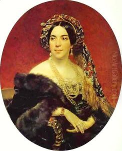 Portrait of Princess Z A Volkonskaya 1842 Portrait of Princess Z A Volkonskaya 1842
