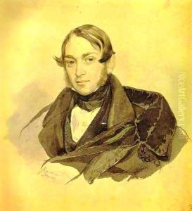 Portrait of S A Sobolevsky 1832 Portrait of S A Sobolevsky 1832