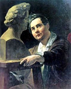 Portrait of Sculptor I P Vitaly 1836 1837 by Julia Vajda