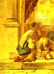 Scene at the Entrance of a Cathedral 1827 Scene at the Entrance of a Cathedral 1827