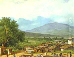 Village of San Rocco near the Town of Corfu 1835