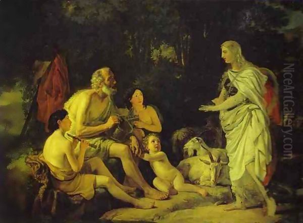 Erminia and the Shepherds - view 1