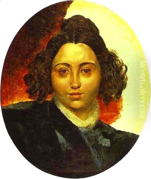 Portrait of Baroness I I Klodt - view 1