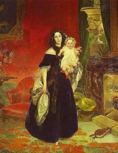 Portrait of Beck and Her Daughter Beck