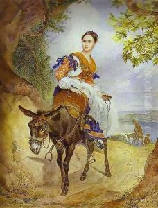 Portrait of O P Ferzen on a Donkeyback