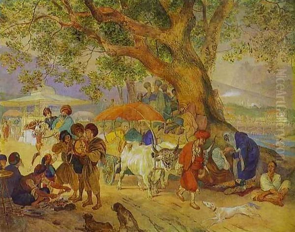 Sweet Waters Near Constantinople - view 1