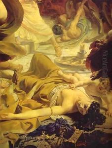The Last Day of Pompeii d by Jules-Elie Delaunay