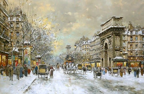 Les Grands Boulevards Porte St Martin and Porte St Denis - view 1