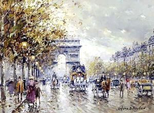 Paris l Arc de Triomphe by Agost Benkhard