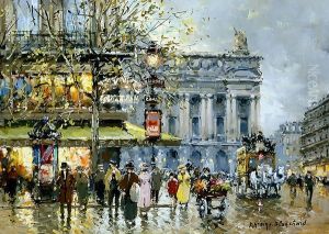 Place de l Opera Cafe de la Paix by Agost Benkhard
