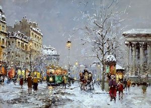 Place de la Madeleine Winter