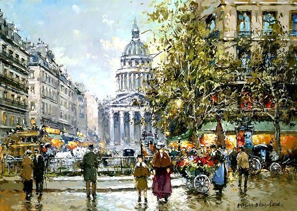 Place du Luxembourg Le Pantheon - view 1