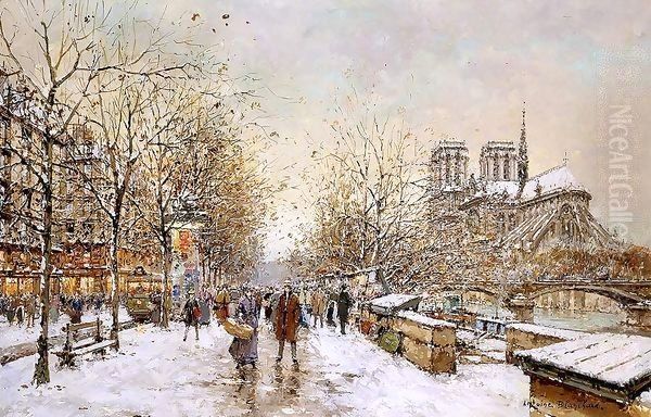 Winter in Paris Notre Dame - view 1