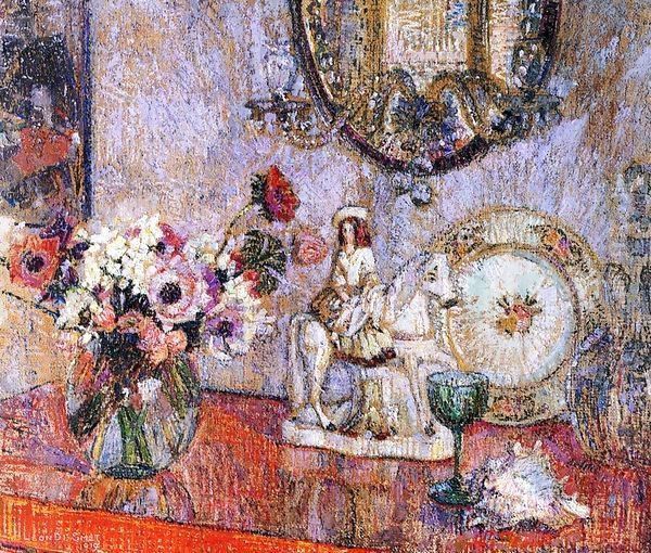 Still Life with Poppies and Staffordshire - view 1