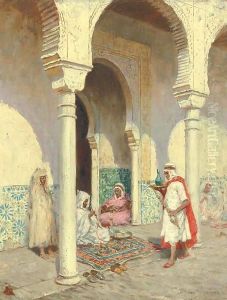An Arab Cafe by Addison Thomas Millar