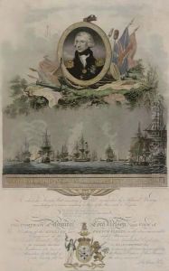 Admiral Lord Nelson, K.B. and the victory of the Nile, by Piercy Roberts by Lemuel-Francis Abbott