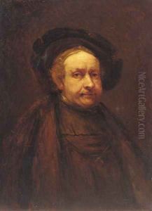 Self-portrait 8 by Harmenszoon van Rijn Rembrandt