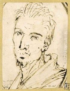 Self-portrait 4 by Annibale Carracci