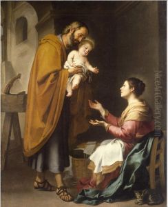 The Holy Family by Bartolome Esteban Murillo
