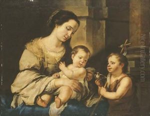 The Virgin and Child with the Infant Saint John the Baptist by Bartolome Esteban Murillo