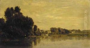 Bords de l'Oise 2 by Charles-Francois Daubigny