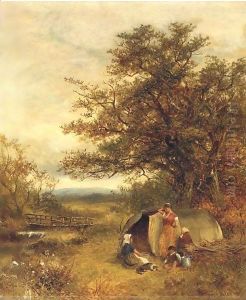 The gypsy encampment by David Bates