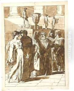 Personifications of Science and the Arts with allegories of Egyptian, Greek, Babylonian and Roman civilisations Personifications of Science and the Arts with allegories of Egyptian, Greek, Babylonian and Roman civilisations