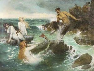 The Mermaids by Ferdinand Leeke