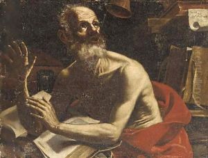 Saint Jerome in his study by Jusepe de Ribera