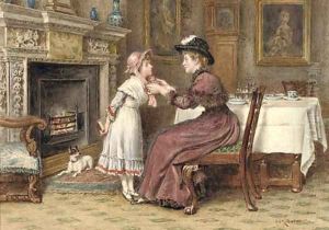Sunday morning by George Goodwin Kilburne