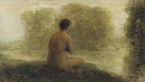 Baigneuse au bord de l'eau - view 1