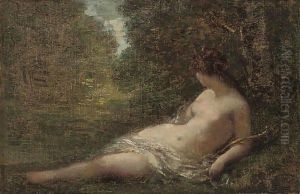 Diane au repos by Ignace Henri Jean Fantin-Latour