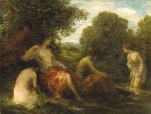 Diane et ses suivantes by Ignace Henri Jean Fantin-Latour