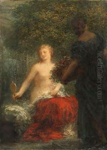 Femme sa toilette by Ignace Henri Jean Fantin-Latour