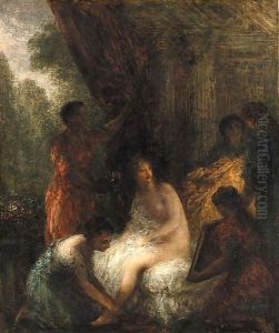La toilette 3 by Ignace Henri Jean Fantin-Latour