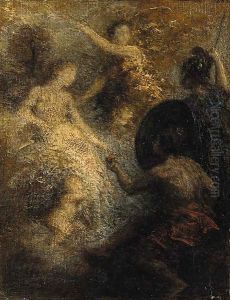 Le jugement de Paris by Ignace Henri Jean Fantin-Latour