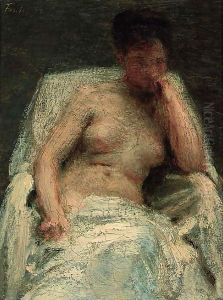 Etude de nu by Ignace Henri Jean Fantin-Latour