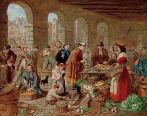 A market by Henry Charles Bryant