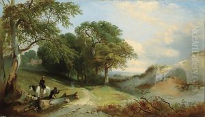 Rabbit Shooting by Henry John Boddington