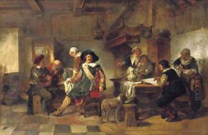 In the tavern by Herman Frederik Carel ten Kate