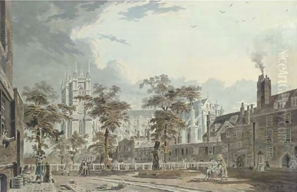View of Dean's Yard, Westminster, London - view 1