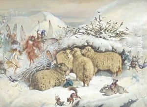 Fairies in the snow