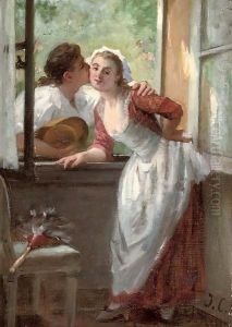 A distraction from chores by Joseph Caraud