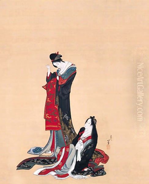 Two courtesans - view 1
