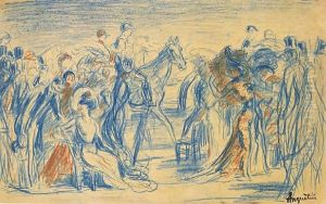 Les elegantes aux courses by Louis Anquetin
